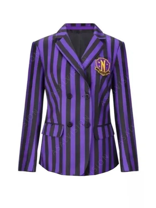Wednesday Addams Nevermore Blazer Coat