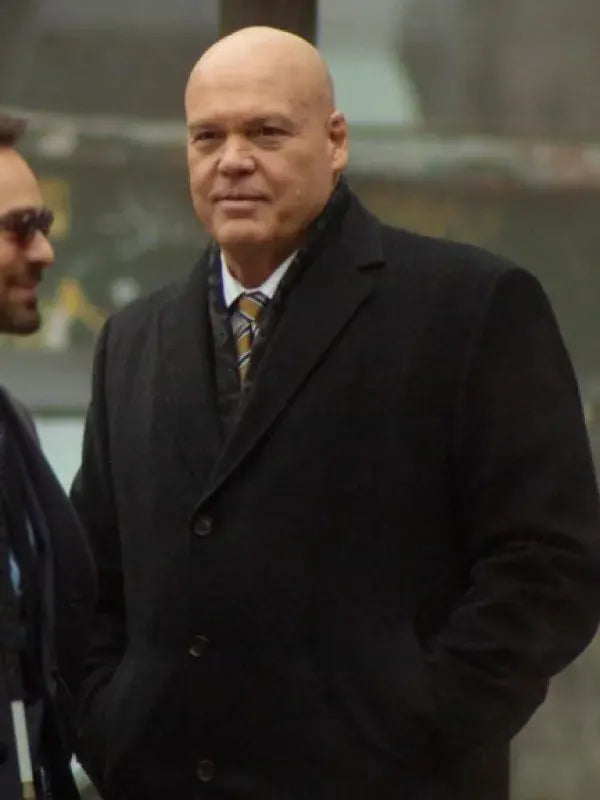 Wilson Fisk Daredevil Born Again Vincent D’Onofrio Black Trench Coat
