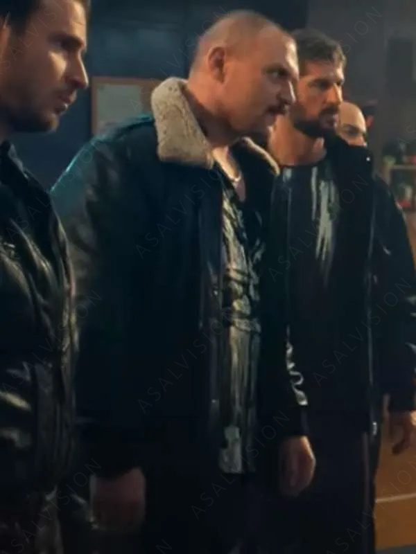 Winkler Movie Sixty Minutes 2024 Florian Schmidtke Shearling Collar Leather Jacket
