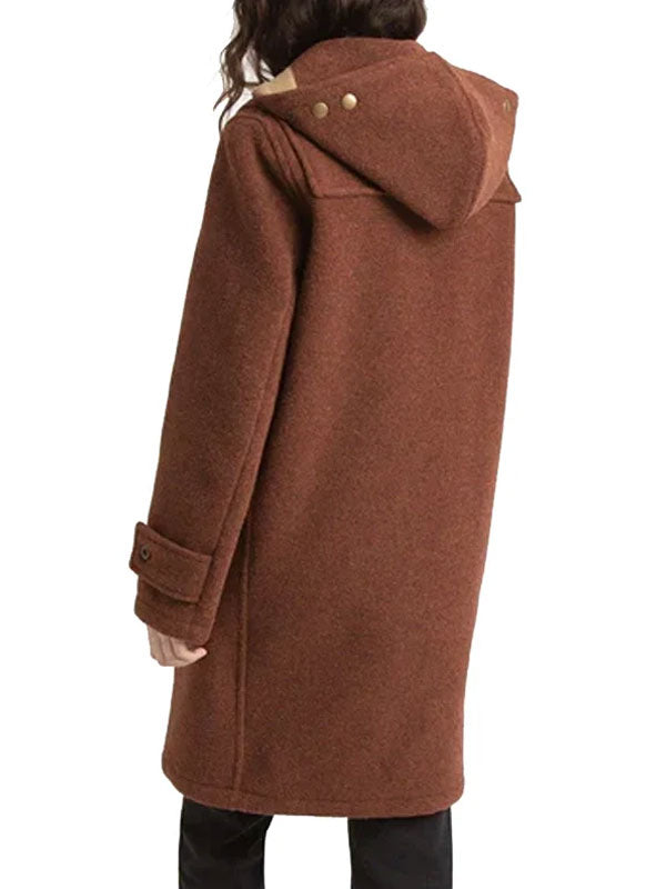 Calla Brown Wool Duffle Coat