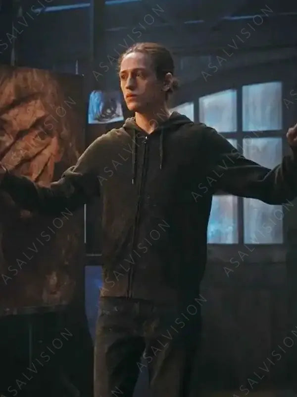 Xavier Thorpe Wednesday 2022 Percy Hynes Black Hoodie