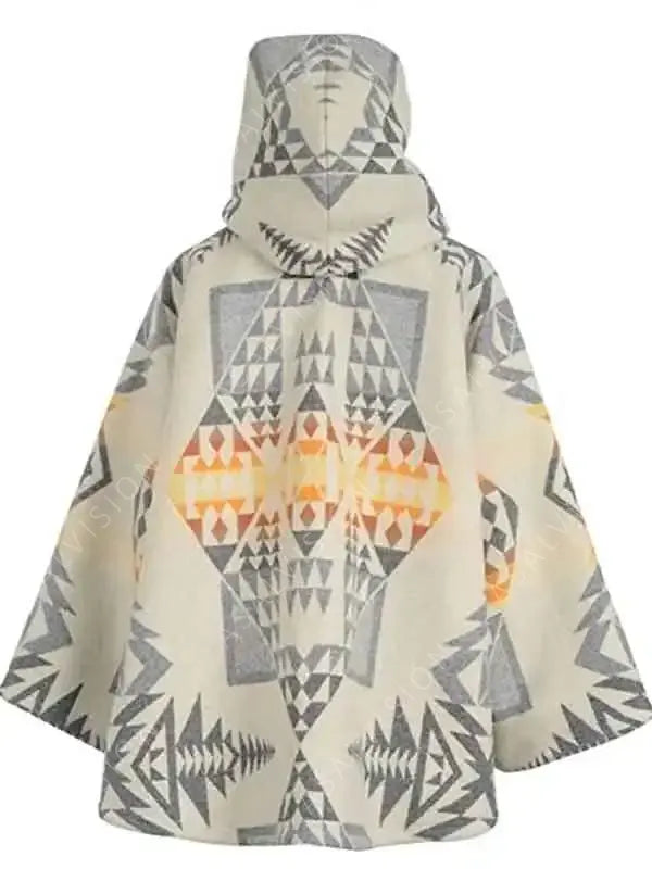 Yellowstone Beth Dutton White Poncho Coat