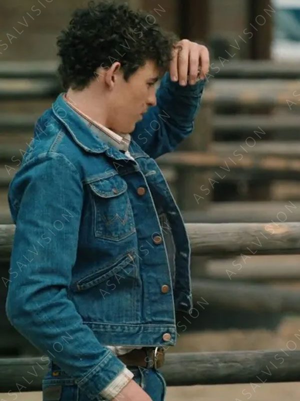 Yellowstone S05 Finn Little Denim Blue Jacket
