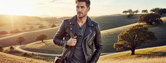 How to Style a Biker Leather Jacket: Men's Style Guide