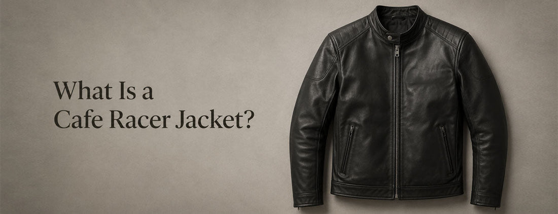 what is a cafe racer leather jacket