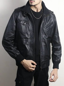 Men's Black Leather Jackets