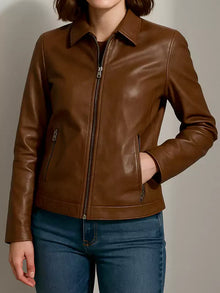 Women's Brown Leather Jackets
