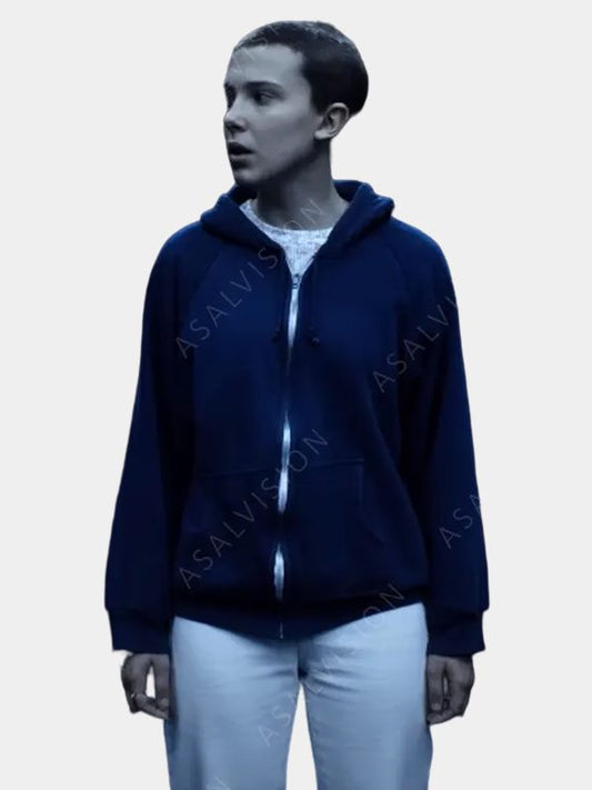 Stranger Things Season 5 Eleven Zip Up Hoodie