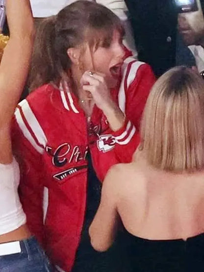 2025 Super Bowl LIX Taylor Swift Chiefs Jacket