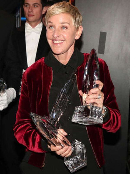 43rd People’s Choice Awards Ellen DeGeneres Love Jacket