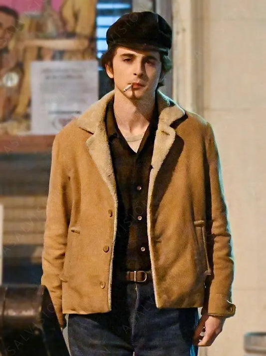 A Complete Unknown Bob Dylan Camel Sherpa Jacket