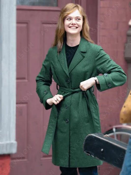 A Complete Unknown Sylvie Russo Green Trench Coat