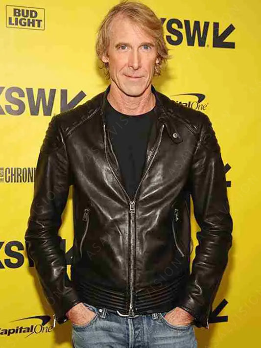 A Quiet Place Event Michael Bay Leather Jacket