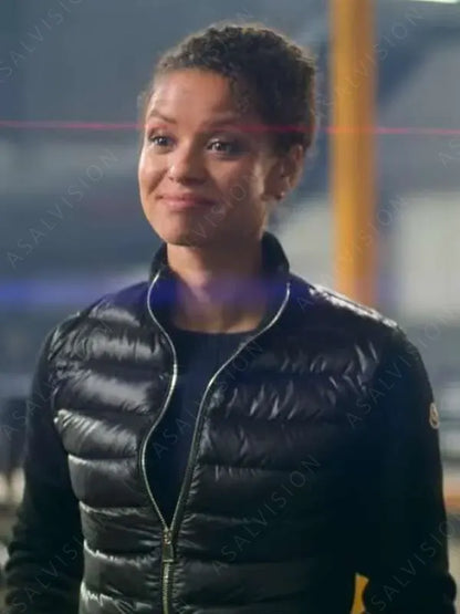 Abby Black Puffer Jacket