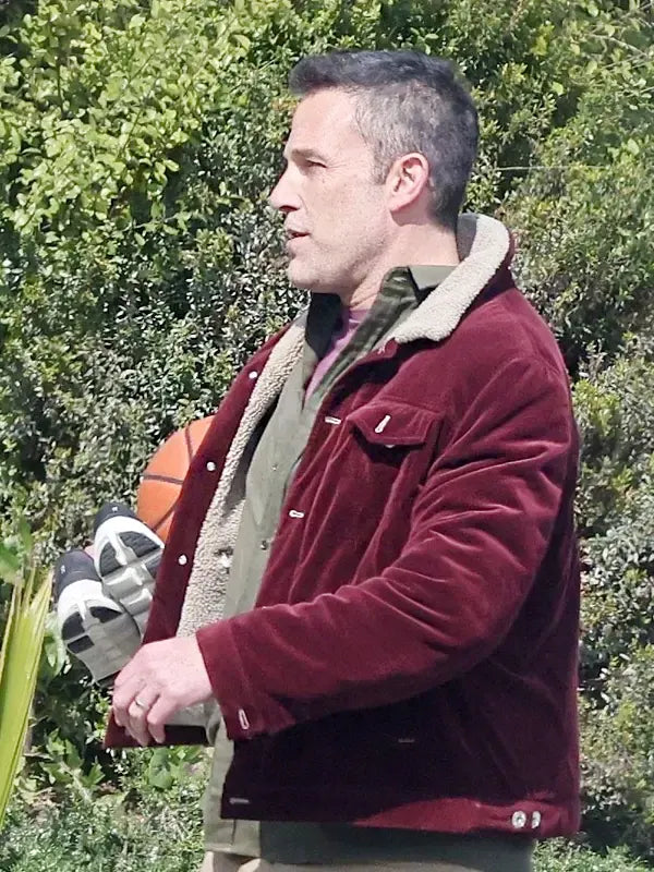 Accountant 2 Christian Wolff Maroon Sherpa Jacket