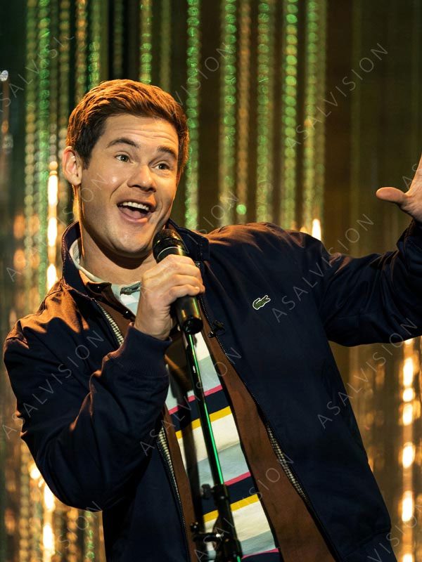Adam Devine Pitch Perfect 2022 Bumper Allen Black Jacket