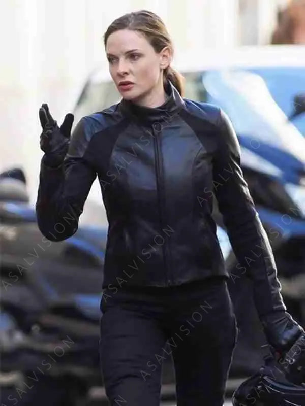 Agent Ilsa Biker Leather Jacket