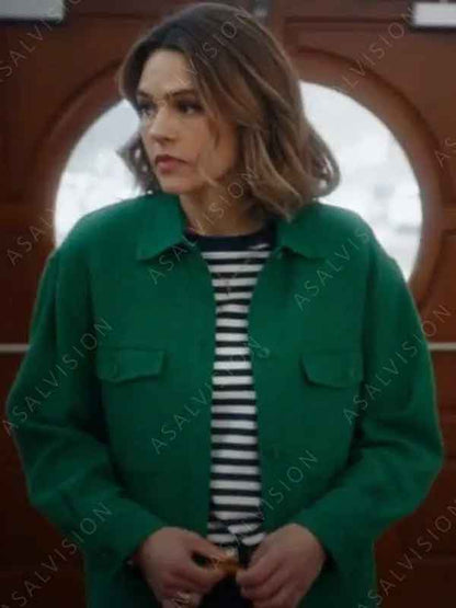 Aimee Teegarden An Easter Bloom 2024 Amanda Green Jacket