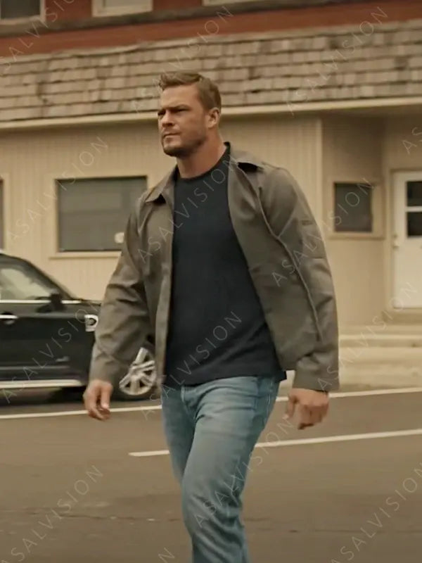 Alan Ritchson Reacher Season 2 Jack Reacher Grey Jacket