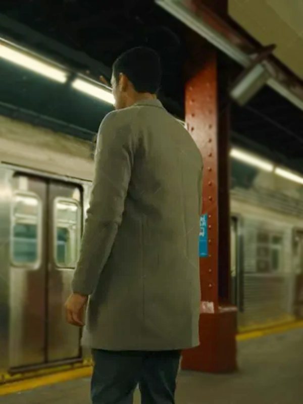 Alan Zaveri TV Series Russian Doll Season 2 Charlie Barnett Grey Coat