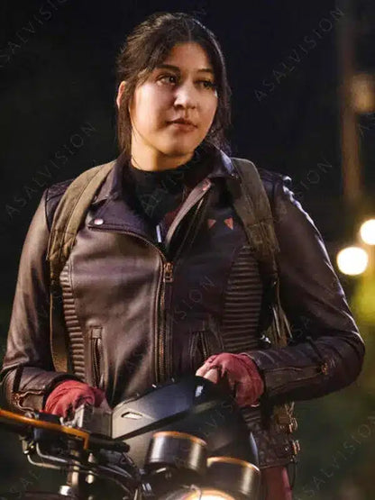 Alaqua Cox Echo Leather Jacket