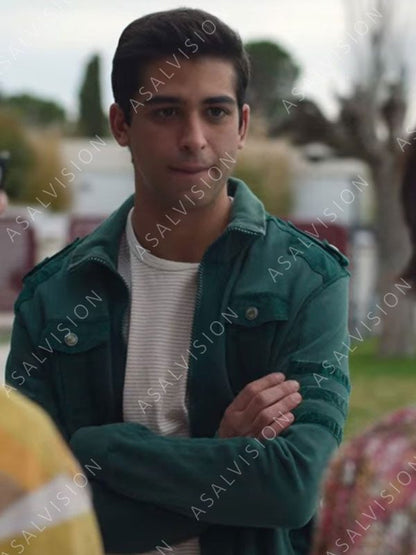 Albert Salazar In Love All Over Again Fer 2023 Green Cotton Jacket