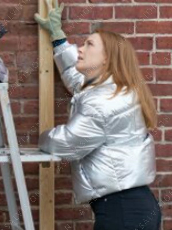 Alex Paxton-Beesley Our Christmas Mural 2023 Puffer Silver Jacket