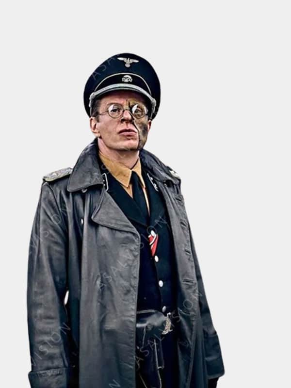 Alexander Scheer Blood and Gold 2023 Leather Coat