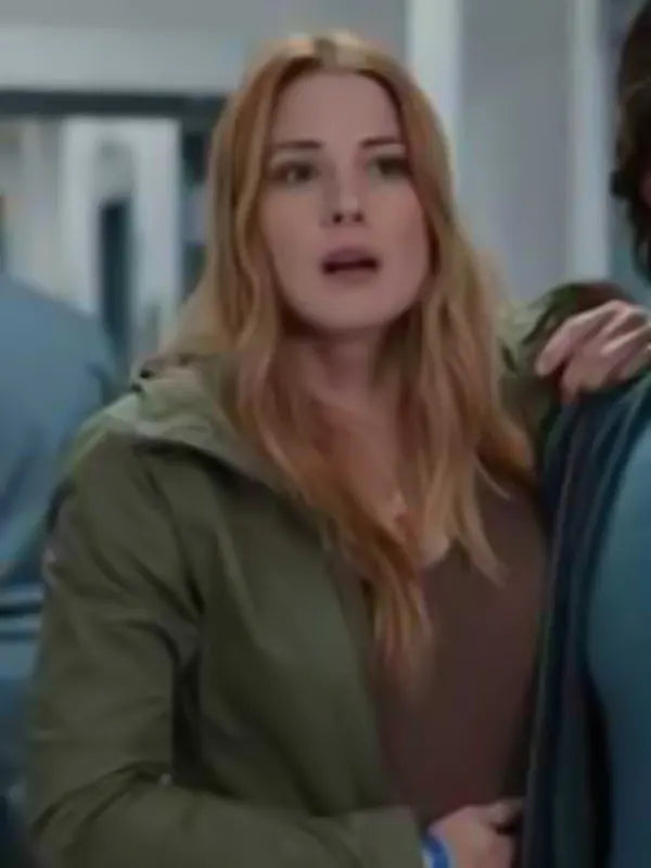 Alexandra Breckenridge Green Jacket