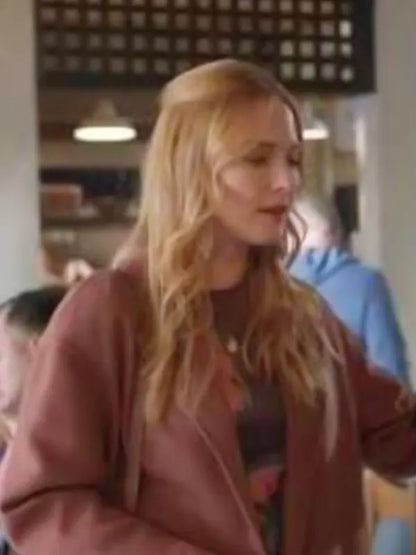 Alexandra Breckenridge Pink Coat