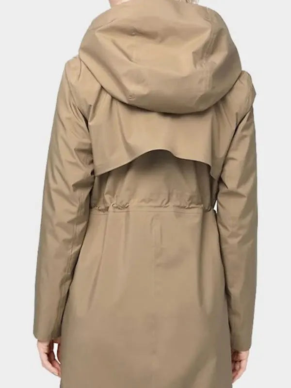 Alexandra Breckenridge Virgin River Melinda Monroe Beige Hooded Coat