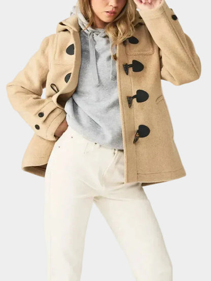 Althea Short Camel Duffle Coat