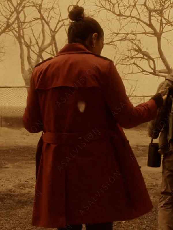 Amanda Lucas TV Series Dark Matter 2024 Alice Braga Trench Coat