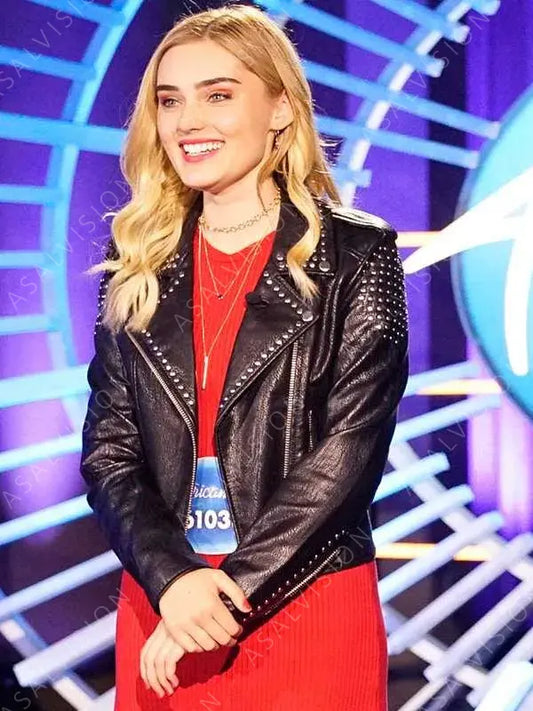 American Housewife Taylor Otto Black Leather Jacket