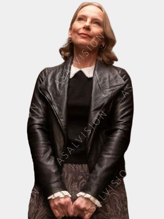 Amy Ryan Only Murders In The Building Leather Jacket