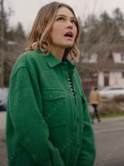 An Easter Bloom 2024 Aimee Teegarden Green Jacket