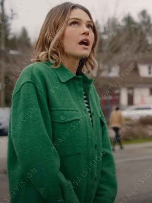 An Easter Bloom 2024 Aimee Teegarden Green Jacket