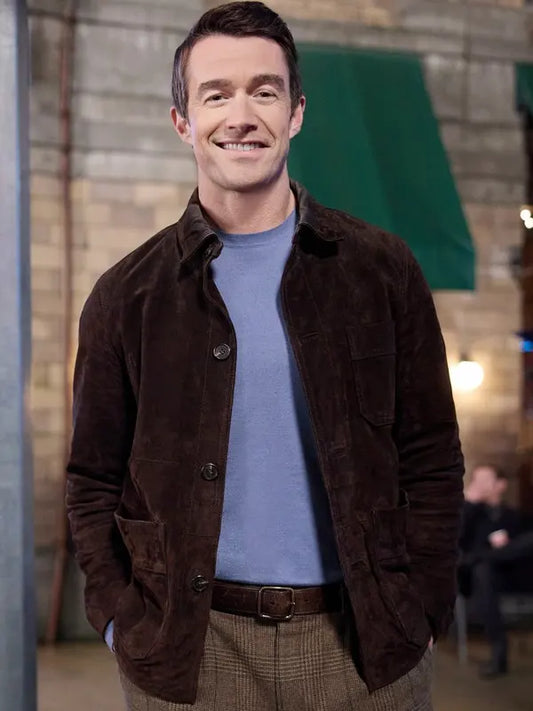 An Unexpected Valentine Robert Buckley Suede Jacket