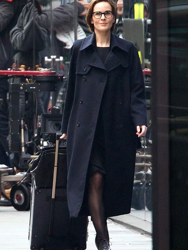 Anatomy of a Scandal Kate Woodcroft Trench Black Coat