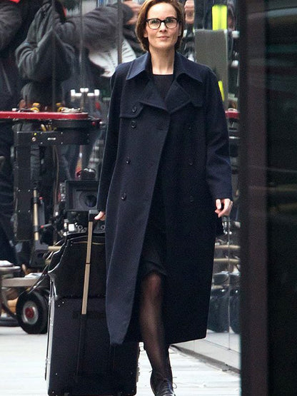 Anatomy of a Scandal Kate Woodcroft Trench Black Coat