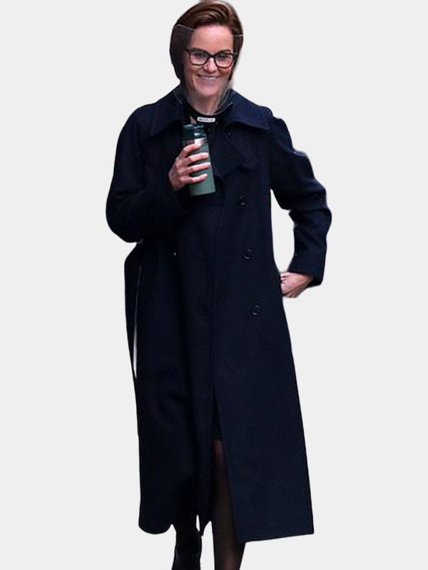 Anatomy of a Scandal Michelle Dockery Black Coat