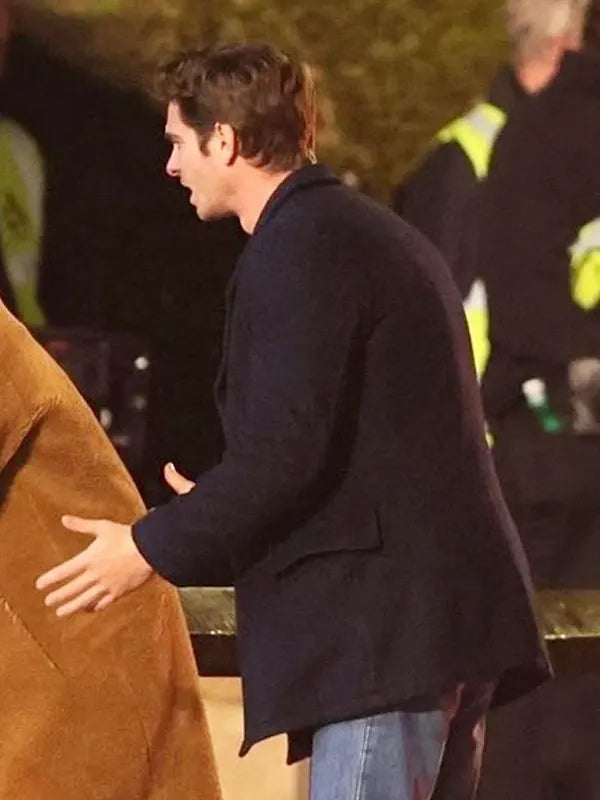 Andrew Garfield We Live in Time 2024 Tobias Pea Coat