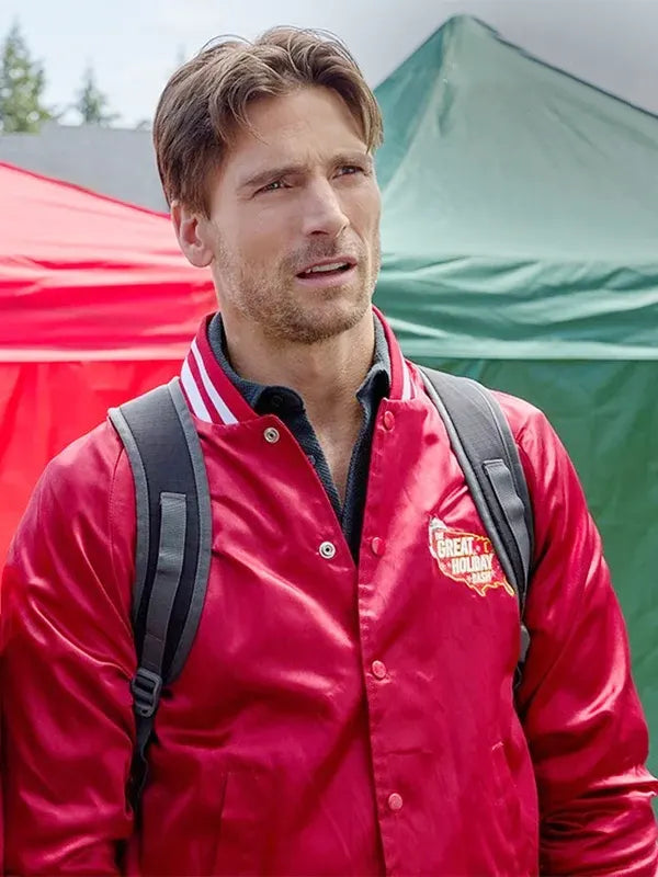 Andrew W. Walker Red Jacket in Jingle Bell Run 2024