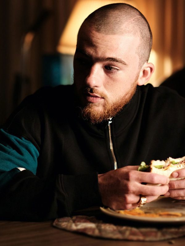Angus Cloud TV Series Euphoria Fezco Black Bomber Track Jacket