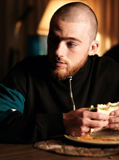 Angus Cloud TV Series Euphoria Fezco Black Bomber Track Jacket