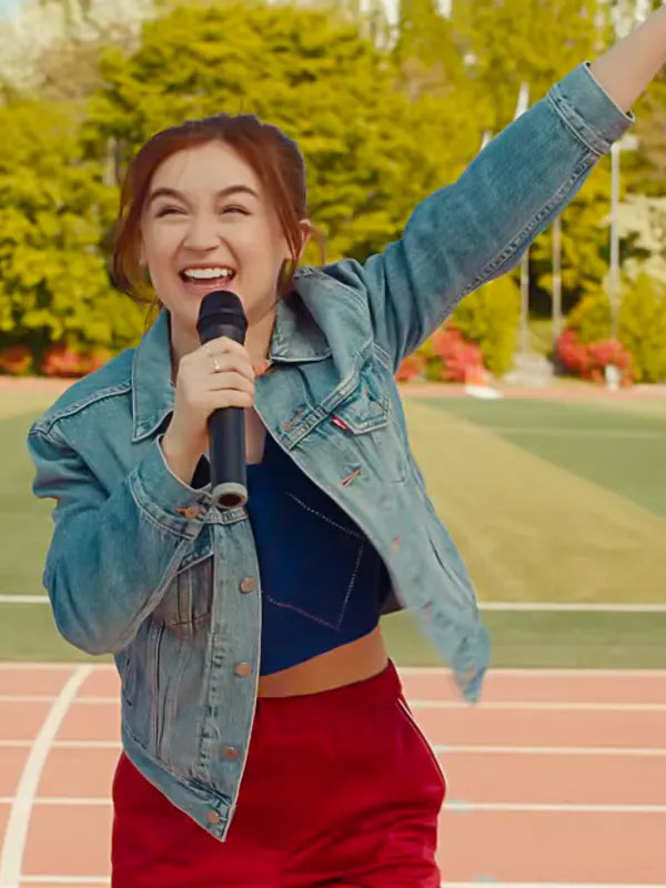 Anna Cathcart XO Kitty S02 Episode 2 Kitty Denim Jacket