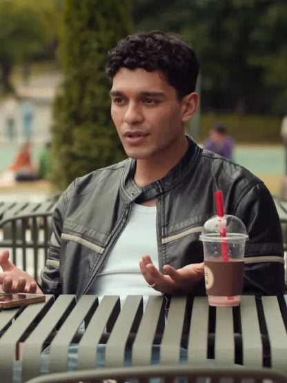 Anthony Keyvan XO Kitty S02 Episode 5 Q Leather Jacket