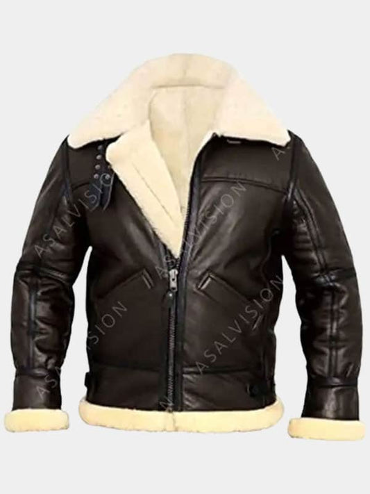 Anthony Shearling Leather Jacket
