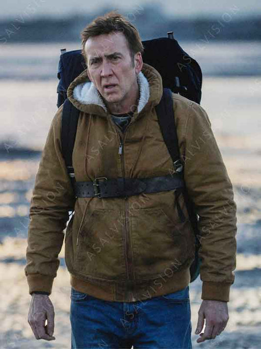 Arcadian 2024 Nicolas Cage Brown Jacket