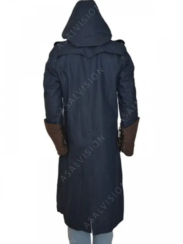 Arno Dorian Costume Long Trench Coat With Hood